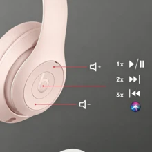 Beats Studio3 無線耳罩式藍牙耳機，主動降噪可折疊，柔軟透氣記憶棉耳墊，Hi-Fi 環繞立體聲，適合通勤、運動與辦公，相容 iOS 及所有 Android 智慧型手機 - 查看 3