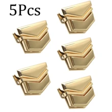 1個/2個/3個/4個/5個/6個金屬鐵製插卡鎖，錢包安全卡扣插鎖，行李背包五金配件，插卡扣鎖扣，適用於DIY錢包製作，附插鎖設計，提供極其順暢的開關體驗，適合各種DIY包鎖替換零件，DIY錢包製作 - 多色 - 查看 18