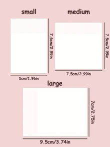 50/150/200pcs Transparent Sticky Notes Set, 2 Sizes Combination, Smooth Writing, Self-Adhesive Semi-Transparent Note Pads, Suitable For Book Marking, School, Office, Learning And Information Labeling - Multicolor - View 10