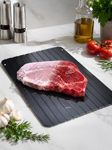 2件快速解凍盤,專為解凍冷凍肉類和其他食材設計,亦稱為解凍板或解凍大師,實用的廚房工具 - 彩色 - 查看 3