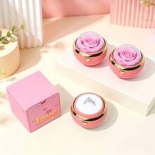 Spherical Rose Flip Ring Gift Box, Creative Surprise Jewelry Box, Ring Earring Jewelry Packaging Box, Perfect For Proposal, Confession, Valentine's Day, Qixi Festival, Birthday, Anniversary And Other Occasions, As A Romantic Gift For Your Partner (Ring Not Included) - Spherical Rose Reversible Ring Gift Box - View 8
