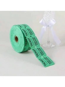 1 Roll Of 500 Consecutively Numbered Raffle Tickets, Used For Events, Classroom Awards, Movie Nights, Prizes, Event Supplies, Tear-Resistant Materials, Cardboard For Party Organizers, Carnival Tickets, Available In Multiple Color Options (250 Pairs) - View 17