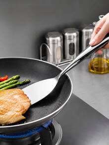 Stainless Steel Mini Turner Spatula, Multi-Function Kitchen Serving Spatula, Suitable For Eggs, Pancakes, Brownies, Cookies, Cakes, Pizza And Desserts, Thin Flexible Metal Cooking Turner, Durable Food Service Kitchen Tool - Multicolor - View 5