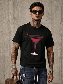 Men T-Shirts - Black - View 4