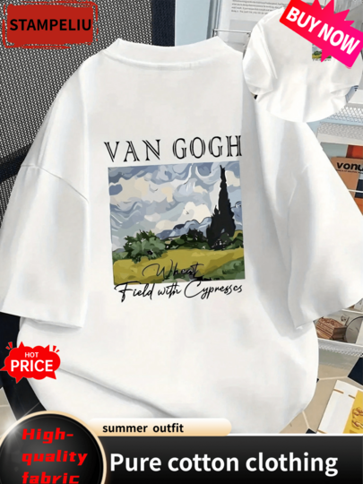 Herenmode T-shirt met dubbelzijdig bedrukt patroon, geschikt voor thuis, dagelijkse vrije tijd en sport, populaire nieuwe stijl, onmisbaar T-shirt, binnenlandse S