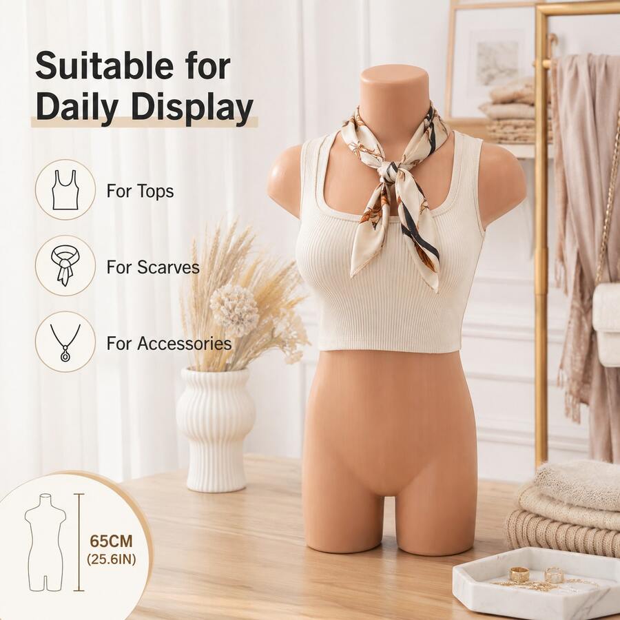 Retail Display Model For Tops, Bottoms And Fashion Styling - 65cm - View 1