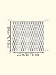 Durable Black Bird Netting, Reusable Breathable Large Hole Mesh Cover, Suitable For Vegetables, Fruit Trees And Plants, Durable Animal And Insect Protection Barrier, Easy To Install, Garden Protection Cover, Vegetable Protection Net, Tear-Resistant Material - Multicolor - View 8