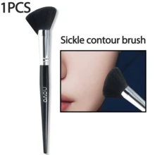 NOVO 3pcs Professional Makeup Brush Set, Contour Brush, Nose Shadow Brush, Eyeliner Brush, Super Soft Makeup Brush Set, Suitable For All Skin Types Contour, Eyeshadow, Eyebrow And Lip Makeup Brush Tools - Multicolor - View 7
