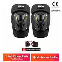 防風防撞單車護具套裝，摩托車膝蓋與肘部護墊，輕量運動防摔安全裝備，適合日常騎行 - A - 查看 11