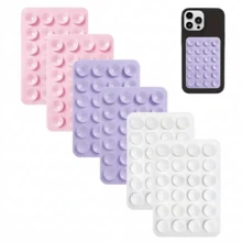 6pcs/5pcs/4pcs/3pcs Silicone Grip Phone Suction Cup Holder Set, Compatible With All Phones: Adhesive Phone Grip For Selfie And Video, Suitable For Shower And Wall Mount, Gift For Friends, Halloween Gift - Multicolor - View 92