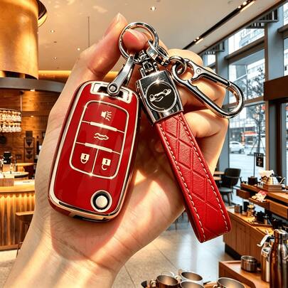 Suitable For 2010-2019 Chevrolet Models, 4, 5 Buttons, Buick Car Keycase, With Rheinstone Bear Keychain, Brand New Keycase, Suitable For Chevrolet SAIL,MALIBU,CRUZE,CAPTIVA,EPICA,MALIBU,CAVALIER,TRACKER, Buick Terrain, Smart Remote Control Gift