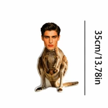 1pc DIY Customized Personalized Photo Pillow, Sofa Bedroom Home Decor, Holiday Couple Parent-Child Pet Memorial, Father's Day Mother's Day Halloween Valentine's Day Thanksgiving Easter April Fool's Day, Unique Interesting Children's Toy Gift - Multicolor - View 14