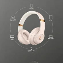 Beats Studio3 無線耳罩式藍牙耳機，主動降噪可折疊，柔軟透氣記憶棉耳墊，Hi-Fi 環繞立體聲，適合通勤、運動與辦公，相容 iOS 及所有 Android 智慧型手機 - 查看 4