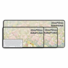 1PC Watercolor Wildflower Extended Mouse Pad, Soft Pastel Mixed Floral Field Desk Mat, Waterproof Non-Slip Stitched Keyboard Pad For Girls Study Room Desktop Decoration - Cartoon Flowers - View 6