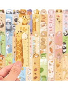 30 Pcs Bookmarks Animal Ruler Theme Bookmarks, Suitable For Decorating Books, Sketchbooks, Notebooks And Other Bookmarks - Animal Ruler Bookmark - View 7