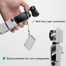 Osmo Pocket 4 / 4P Kit 套裝矽膠保護殼，柔軟矽膠螢幕與麥克風保護套，輕量防護配件組，適用 Pocket 4 - 查看 7