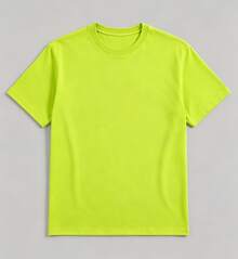 Women T-Shirts - 青檸色 - 查看 3