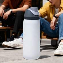 0wI White Aquarius Stainless Steel Bottle, With A Capacity Of 32oz 945ml Can Retain Heat For Up To 24 H. Suitable For Brewing Coffee And Making Iced Drinks. The Design Is Exquisite And It Is Suitable For Use In Various Occasions Valentine's Day. - 白色 - 查看 6
