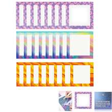 30pcs Diamond Painting Release Paper, Reusable Transparent Segmented Frame Film, Rainbow Pattern, Diamond Painting Cover Sheet, 3.9 X 3.9 Inch Non-Stick Sheet, Suitable For Diamond Painting Tools And Accessories - View 1