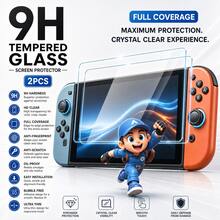 Switch/Switch OLED/New Switch 2(2025)/Switch Lite Console Full Coverage Tempered Glass Screen Protector, Anti-Scratch Anti-Fall - View 19