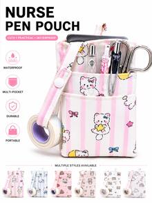 Large Capacity Nurse Pocket Organizer Bag, Multi-Pocket Medical Utility Pouch, Quick Access Scrub Organizer, Fits Phone, Pens & Medical Tools, Perfect Gift For Nurses & Nursing Students - One Size Fits All - View 1