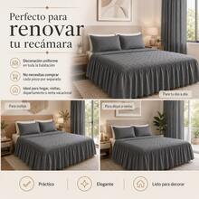 HOGAR YUME Sheet Sets With Pillowcases - Grey - View 9