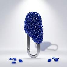 1pc Rhinestone Zipper Pull Replacement Suitable For Luggage Zipper, Backpack Zipper, Jacket Zipper Replacement And Repair, Simple And Lightweight One-Click Installation, Travel, Vacation, Daily Commute Essential, Wedding, Birthday, Party, Holiday Gift, Rhinestone Decoration, Beaded Artwork, Stone, Gemstone, Shiny Diamond, Room Interior Decoration, Valentine's Day, Music Festival - Multicolor - View 9