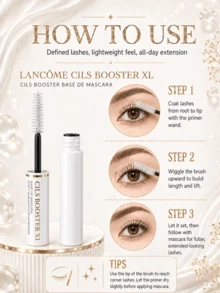 Lancôme Lash Primer 2.07ml, Enhances Lash Makeup Effect, Gentle And Non-Irritating For Sensitive Eyes. Compact And Portable, Easy To Use, Suitable For Daily Use - White-Mascara Base - 查看 9