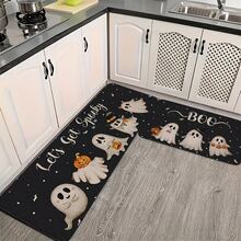 1 Stück Geister-Imp-Gruppenporträt Teppich, Halloween, Küchenmatte, Läuferteppich, Teppich, Matte, Heimdekoration, Teppich, Wohnzimmerteppich, Wohnzimmer Heimdekoration, Raumdekoration, waschbarer Teppich - Verschiedenfarbig - Übersicht 7