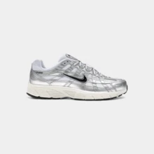 Nike P-6000 White Metallic Silver Flat Silver Black - 白色 - 查看 2