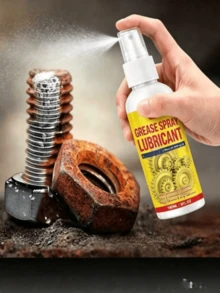 100/180ml Spray de Graxa Lubrificante de Alto Desempenho - Anti-Ferrugem, Anti-Corrosão, Redução de Ruído, Lubrificação Duradoura para Engrenagens, Dobradiças e Maquinário - Líquido - Visão 2