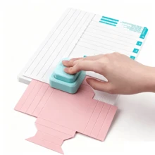 1pc Shadow Box Punch Board, Suitable For DIY Shadow Box And Sleeve Making, Bring Your Paper Craft Creations To Life! Can Make 4 Common Sizes Of Exquisite Shadow Boxes: 2", 3", 4" And 5" - Multicolor - View 3
