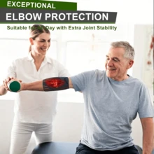 Compression Elbow Sleeve, Suitable For Tennis Elbow And Golfer's Elbow Joint Support And Protection, Ideal For Sports, Fitness, Weightlifting - Multicolor - View 8