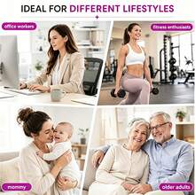 Face And Body Shaping Device, Smart Cupping-Style Cellulite Removal Tool With Heating And Vibration, Red Light Therapy Lymphatic Detoxification Massager For Abdomen, Arms, Legs, Waist And Back, Supports Skin Firming And Body Care - White - View 10