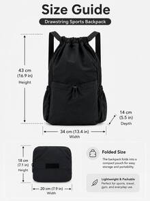 Solid Color, Large-Capacity School Backpack, Multi-Pocket Casual Hiking Backpack, Multi-Compartment Backpack, Short-Distance Travel Bag, Perfect For Girls/Students, Ideal For Outings, Travel, And Back-To-School Season. - Multicolor - View 10