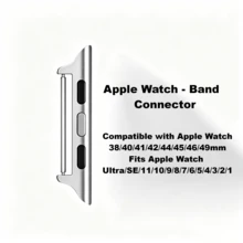 1 buah Tali Jam Tangan Rantai Mutiara Stainless Steel Mewah untuk Xiaomi 8/9/10, S11/S10, Desain Perak, Nyaman, Keren, Modis, Tahan Lama dan Praktis - Putih - View 9