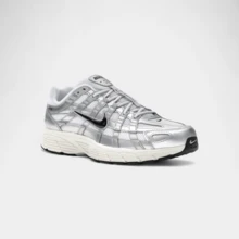 Nike P-6000 White Metallic Silver Flat Silver Black - 白色 - 查看 3