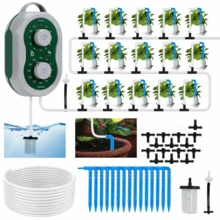 2200mAh Automatic Drip Irrigation Kit For 15 Pots,USB Rechargeable Plant Watering System, Water-Saving Timer For Home Garden & Balcony - A - View 10