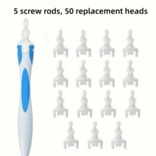 64/48/32/16pcs Reusable Ear Wax Removal Tools, With Rotating Spiral Ear Cleaner, Ear Plugs And Ear Scoops - Multicolor - View 19