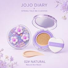 JOJO DIARY Spring Tone 氣墊 BB 霜，超輕盈全臉遮瑕，防水防汗，持久持妝，自然奶油肌妝感，早通勤適用 CC 底妝，適合所有膚質 - 彩色 - 查看 10