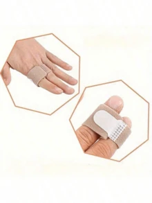 1/5/10pcs Adjustable Toe Separator - Finger Splint, Reusable Polyester Fracture Bandage, For Hammer Toe, Crooked Toe, And Overlapping Toe, Tie-On Design, Hand Wash, Comfortable Polyester Toe Protector - Multicolor - View 8