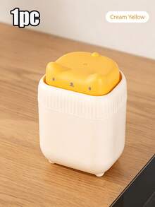 1pc Cute Pastel Cat Face Dish Soap Dispenser Pump Boxes, One-Hand Press Liquid Container For Kitchen Sink, Plastic Hand Soap Holder With Controlled Dispensing For Family Countertop, All-Season - Multiple Colors and Styles - View 12