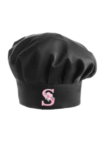 1pc Women's Satin Chef Hat, Customized Floral Initial, Adjustable Personalized Letter Kitchen Cap, Suitable For Bakery, Restaurant, Cooking Work Headwear - Multicolor - View 10