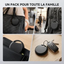 RSH 5pcs AirTag Smart Tags, "Find My" Luggage Tracker, Compatible With IPhone (IOS Only, Not Compatible With Android), Global Precise Anti-Loss Positioning Smart Tracker, Replaceable Battery, Privacy Protection, Suitable For Keys, Backpacks, Suitcases - Multicolor - View 10