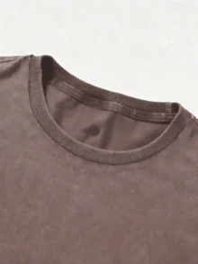 Women T-Shirts - 棕色 - 查看 3