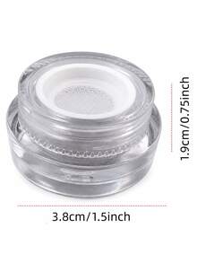 Nail Fairy 極光粉－美人魚極光效果，DIY居家美甲沙龍亮粉，0.5g/瓶附附著器 - 薄荷藍 - 查看 6