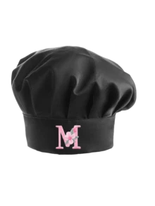1pc Women's Satin Chef Hat, Customized Floral Initial, Adjustable Personalized Letter Kitchen Cap, Suitable For Bakery, Restaurant, Cooking Work Headwear - Multicolor - View 77