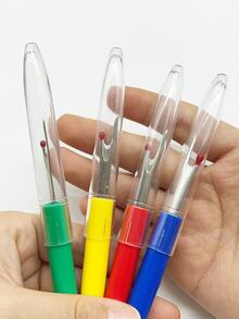 [4pcs/Set]Quick Seam Ripper Set, Colorful Seam Ripper With Protective Cap, Durable Portable Sewing Thread Picker, Home Sewing Tool, Suitable For Clothing Fabric Repair, Garment Alteration, Daily Mending And DIY - Medium Seam Ripper - View 9