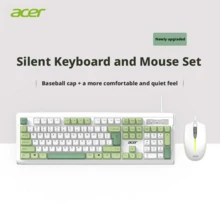 Acer 無線鍵盤滑鼠組 使用方便 靜音辦公 薄膜鍵盤 打字手感舒適 桌上型電腦專用鍵鼠 高顏值 - 查看 13