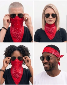 Women Scarves - Kit 2-pack-rED-wHITE - View 11